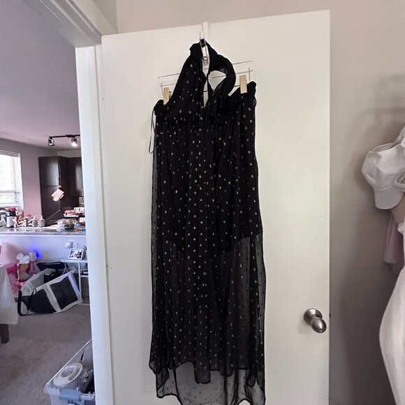 Celandine Beach Disco Plunging Maxi Dress - Picture 3 of 6